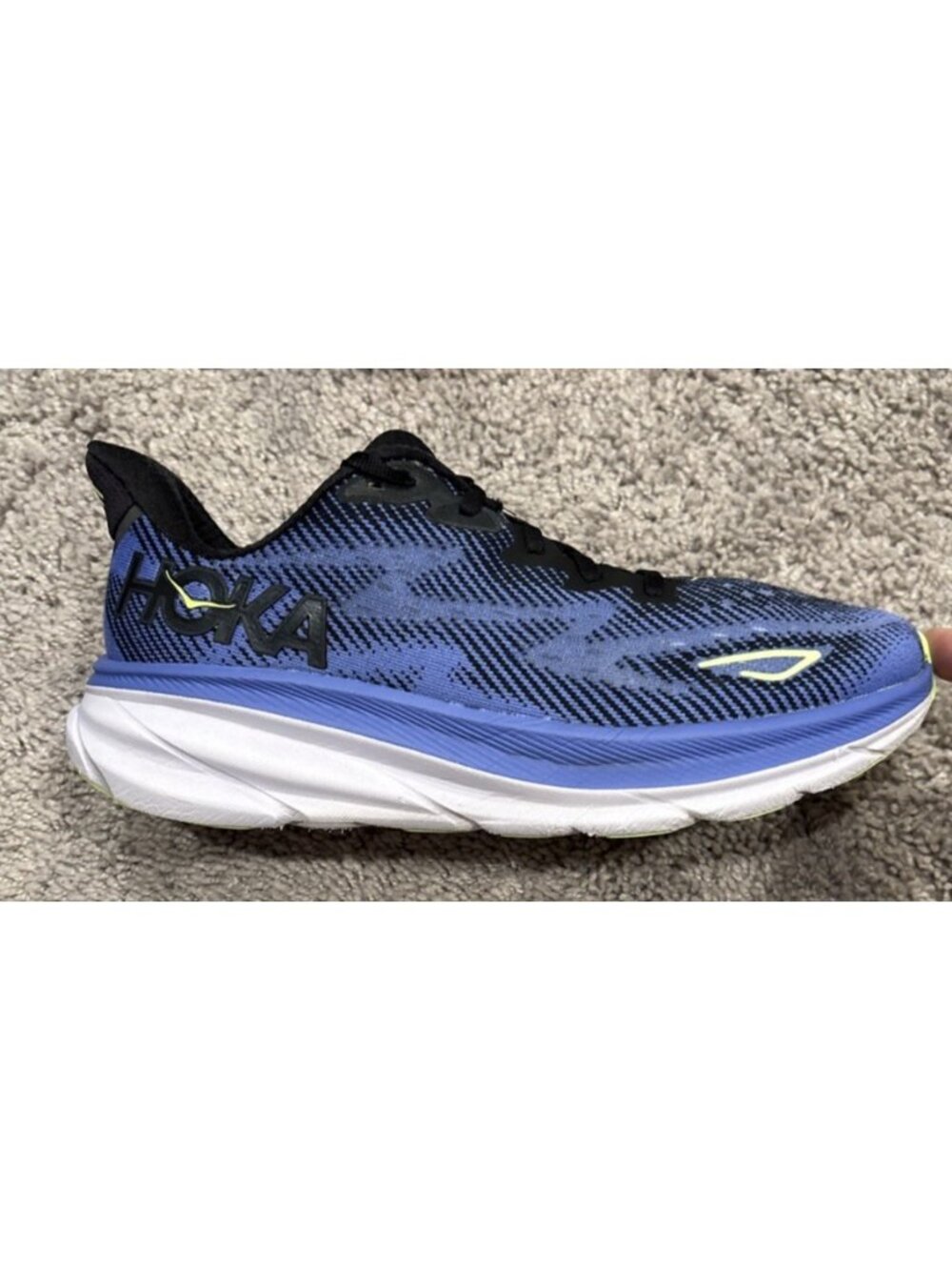 Hoka One One Womens Clifton 9 1127896 BCKS Purple Running Shoes Sz 8.5B Athletic